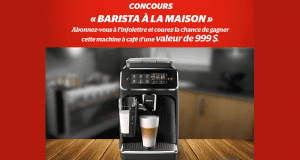 Gagnez Une machine à café Philips de 999$