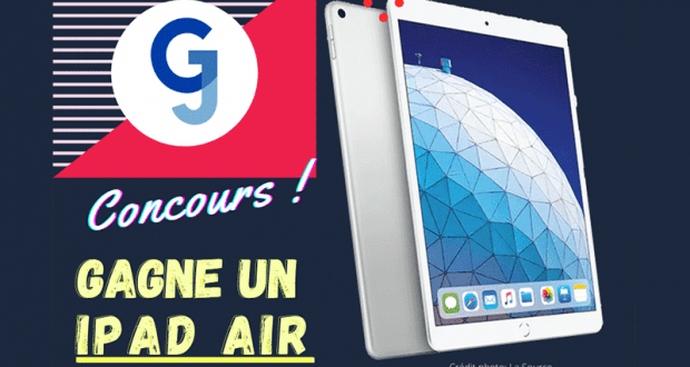 Gagnez un Ipad Air de 650 $