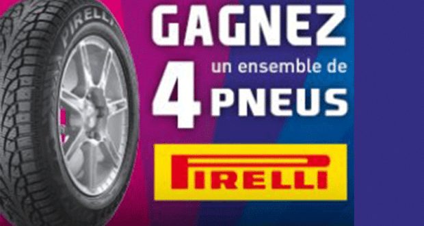 Un ensemble de pneus d’hiver de marque Pirelli