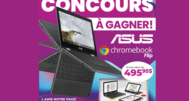 Un ordinateur portable Asus Chromebook Flip