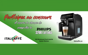 Une machine à café Philips 3200 LatteGo