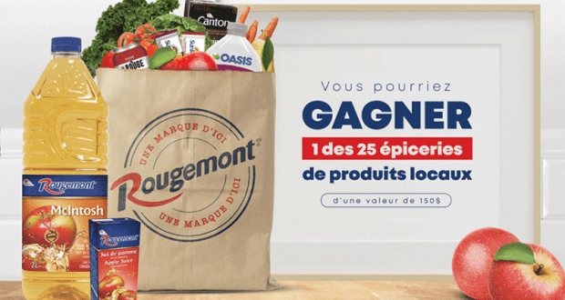 25 paniers d’épicerie de produits locaux