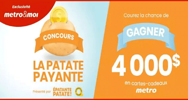 Gagnez Une Carte-Cadeau Metro de 4 000$