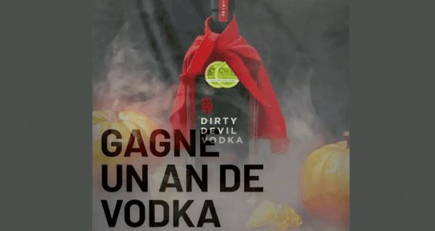 Gagnez une année de vodka gratuite (Valeur de 2500$)