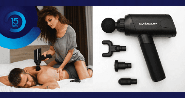 Un ensemble de massage ExoGun Dream Pro