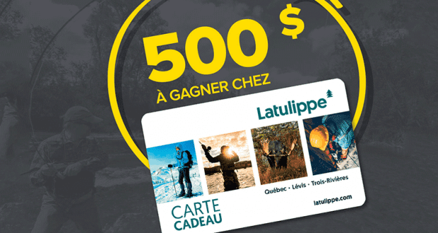 Une carte-cadeau de 500 $ chez Magasin Latulippe