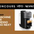Une machine à café Nespresso Vertuo Next
