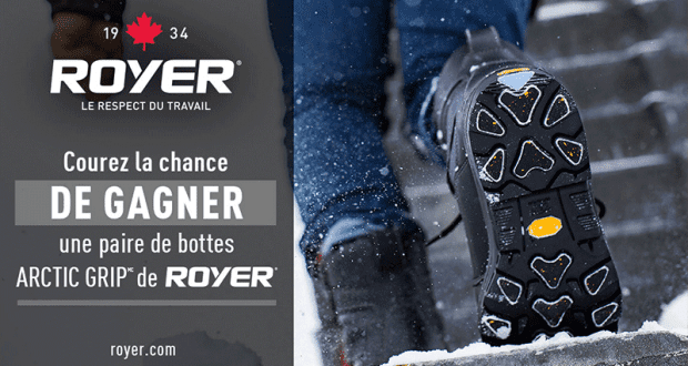 Une paire de bottes ARTIC GRIP de ROYER