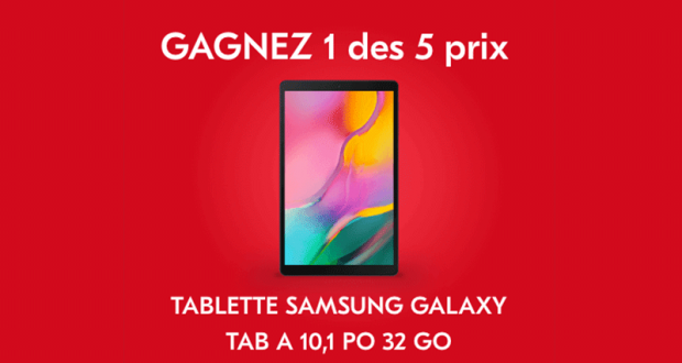 5 Tablettes Samsung Galaxy Tab A 10