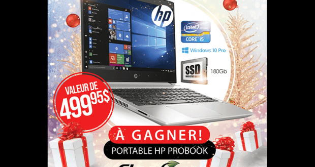 Gagnez Un ordinateur portable HP ProBook