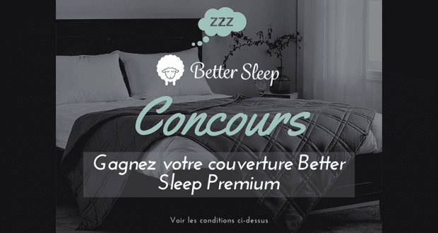 Une couverture apaisante Better Sleep PREMIUM