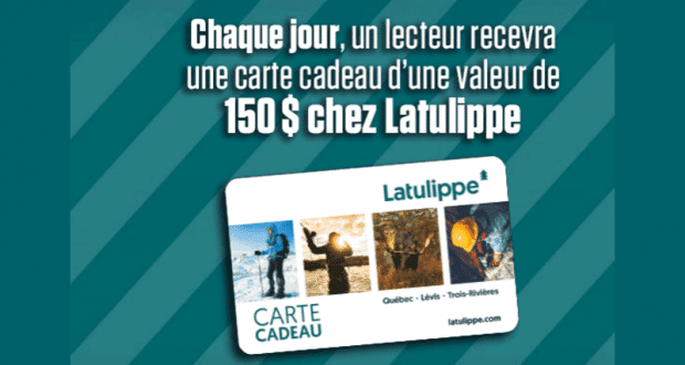 24 certificats-cadeaux Latulippe de 150 $