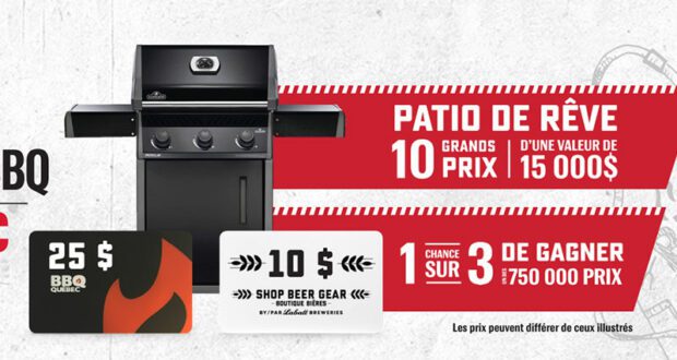 Gagnez 10 grands prix Patio de rêve (15 000 $ chacun)