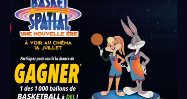 Gagnez 1000 ballons de basket à DEL (Valeur totale 29 999 $)