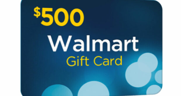 Gagnez une carte cadeau Walmart de 500 $