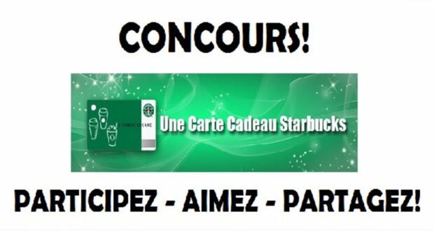 Gagnez 125 cartes cadeaux Starbucks de 100 $