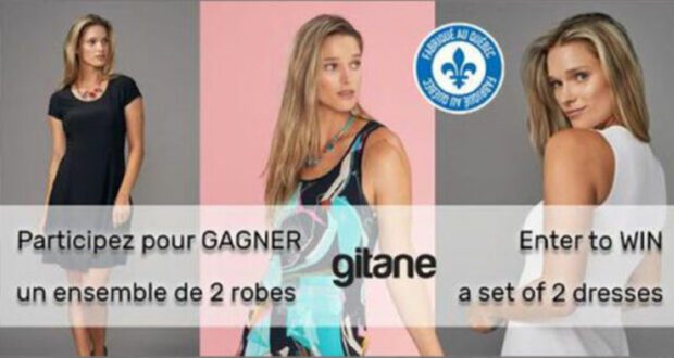 Gagnez 8 ensembles de 2 robes Gitane pour bien profiter de l’été