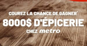 Gagnez 8000 $ d'épicerie Metro