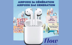Gagnez 2 paires d'écouteurs avec étui de chargement AirPods de Apple