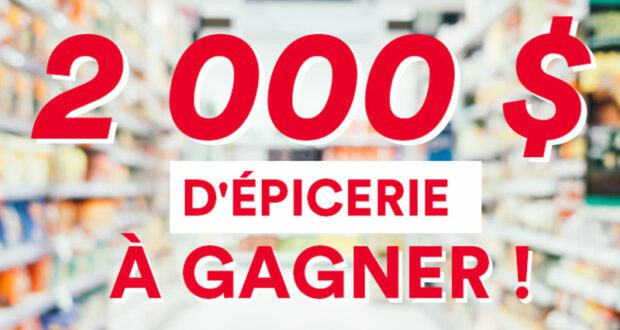 Gagnez 2000 $ d'épicerie pour la rentrée