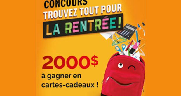 Gagnez 2000 $ en cartes cadeaux Jean Coutu