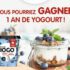 Gagnez un an de yogourt (20 gagnants - 520$ chacun)