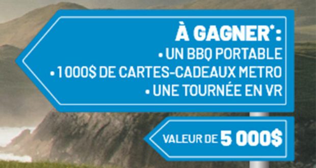 Gagnez un ensemble de prix METRO (Valeur de 5000 $)