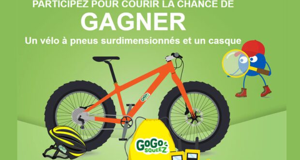 Gagnez un vélo à pneus surdimensionnés + casque (Valeur de 814 $)