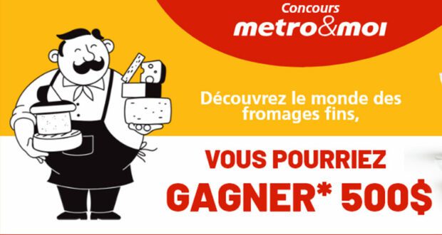 Gagnez 6 cartes-cadeaux Metro de 500 $ chacune