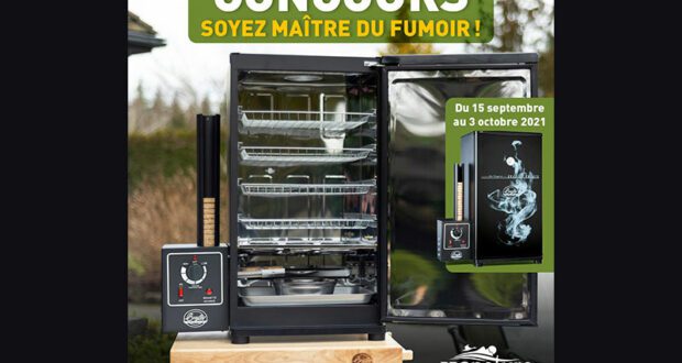 Gagnez fumoir de marque Bradley + boîte de bisquettes