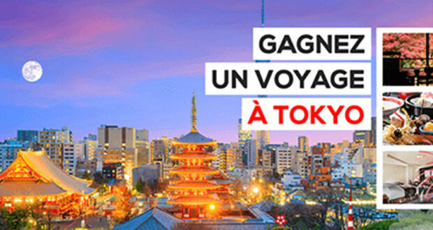 Gagnez un voyage de 6 jours pour 2 à Tokyo (Valeur de 5000 $)