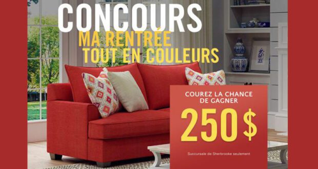 Gagnez une carte-cadeau Mobilier NorSud de 250 $