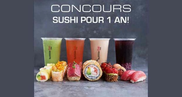 Gagnez 1 an de Sushi