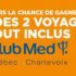 Gagnez 2 voyages tout inclus au nouveau Club Med de Charlevoix