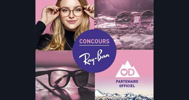 Gagnez 3 paires de Ray Ban de 250 $ chacune