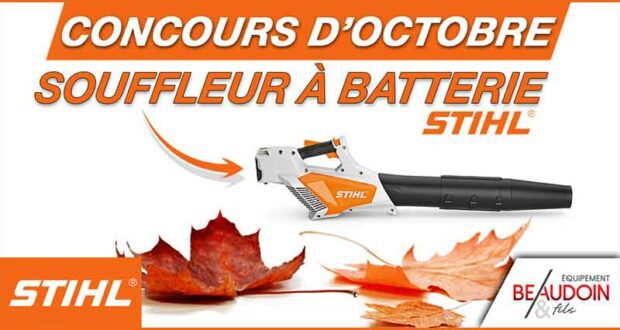 Gagnez un souffleur à batterie BGA 45 STIHL