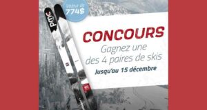 Gagnez une des 4 paires de skis