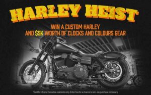 Gagnez une moto Harley Davidson (Valeur de 24 000 $)
