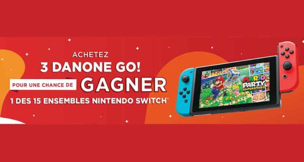 Gagnez 15 ensembles Nintendo Switch (480$ chacun)