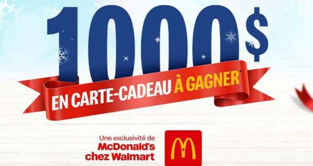 Gagnez 34 cartes-cadeaux Walmart de 1000 $ chacune