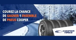 Gagnez un ensemble de 4 pneus d'hiver Cooper
