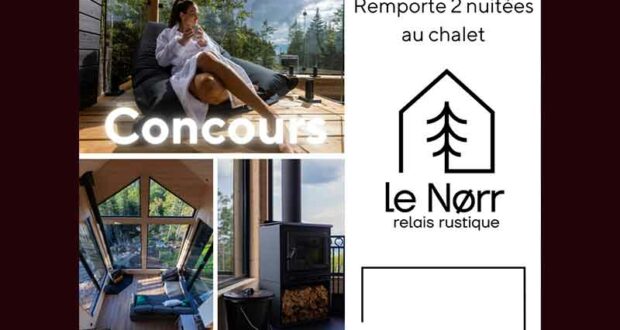 Gagnez un séjour de 2 nuitées dans un chalet de rêve