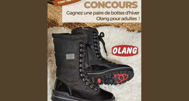 Gagnez une paire de bottes d’hiver Olang