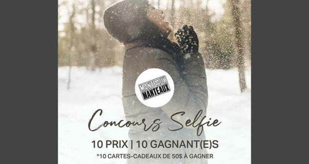 Gagnez 10 cartes-cadeaux Manteaux Manteaux de 50 $