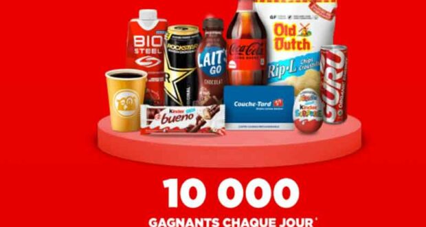 Gagnez 10000 prix chaque jour