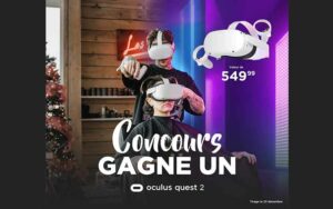 Gagnez un Oculus Quest 2 (Valeur de 550 $)