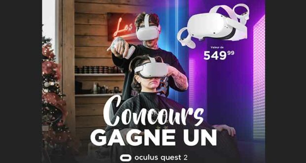 Gagnez un Oculus Quest 2 (Valeur de 550 $)