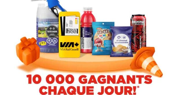 10 000 gagnants chaque jour