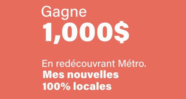 Gagnez 1000 $