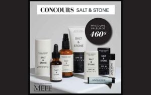 Gagnez une gamme de soins Salt & Stone